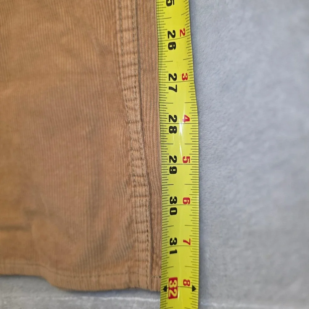Polo Ralph Lauren Mens Corduroy Pants 38x32 Tan Beige Straight Fit Classic 5pock